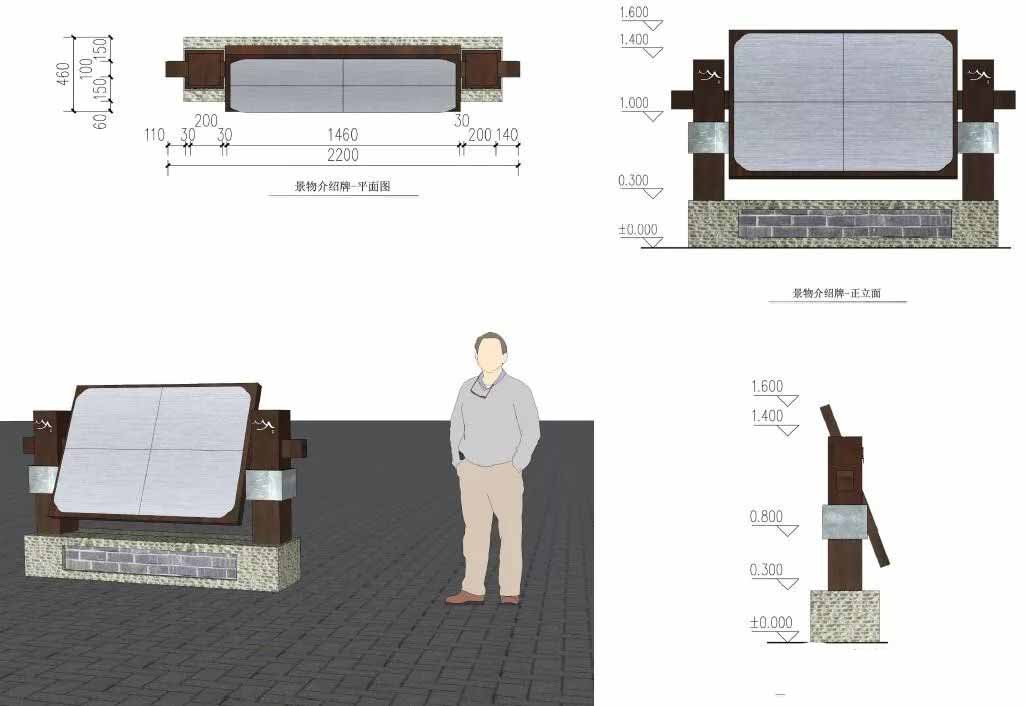 標識牌、景物介紹牌規(guī)劃設計